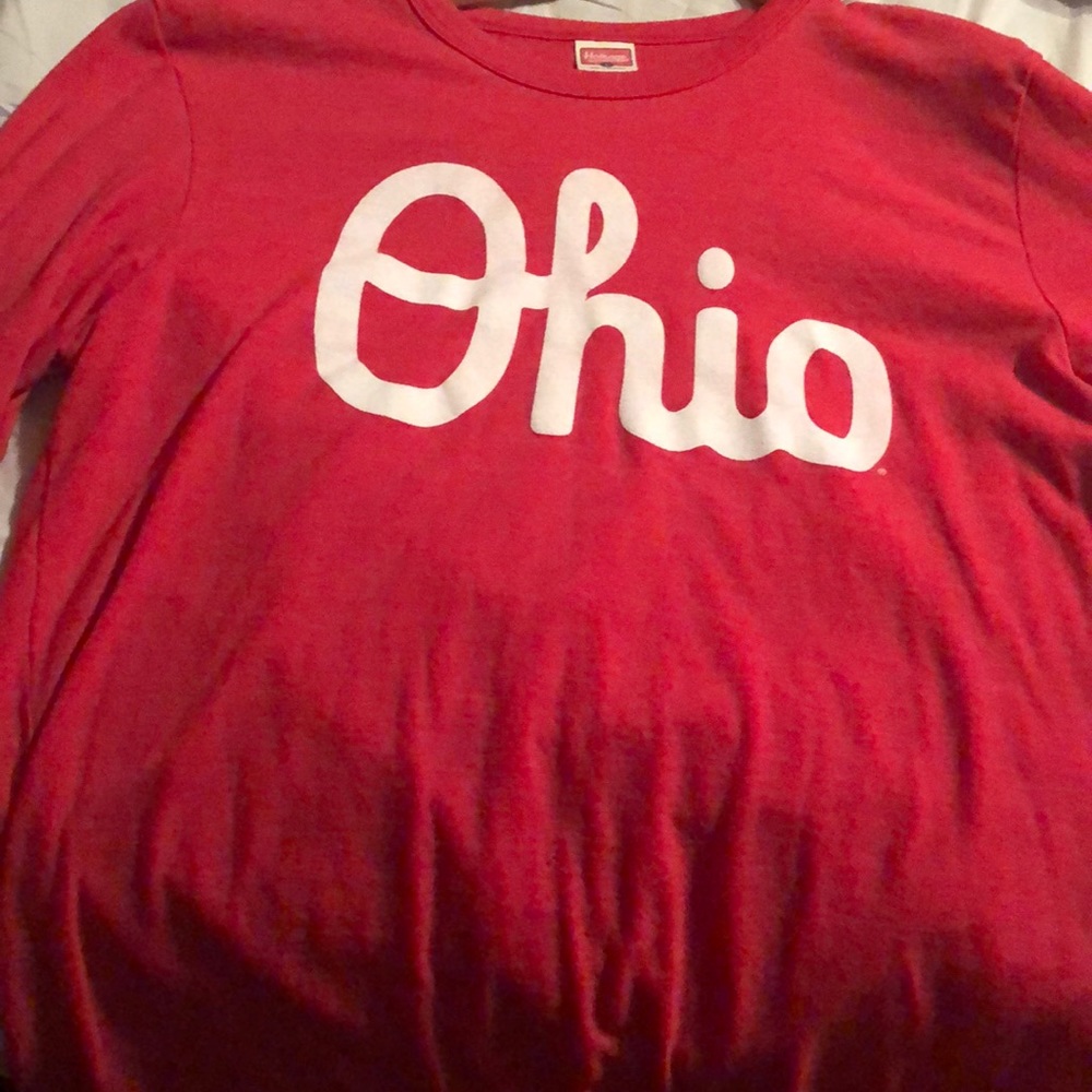 Homage Script Ohio Long Sleeved T-Shirt  Sz.Lg